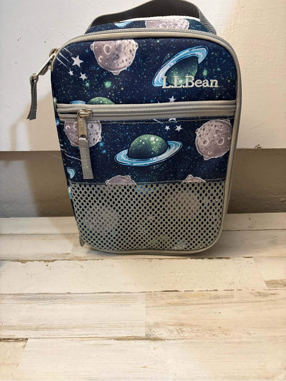 L.L. Bean Navy Space Planet Toiletry Bag
